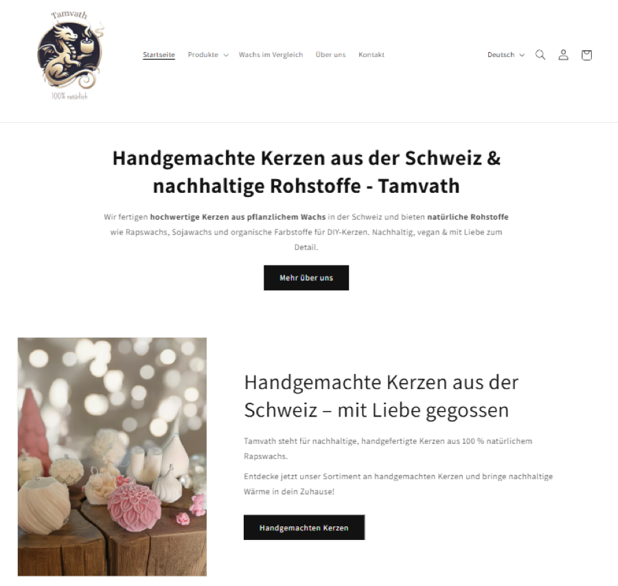 TamVath Shop Screenshot